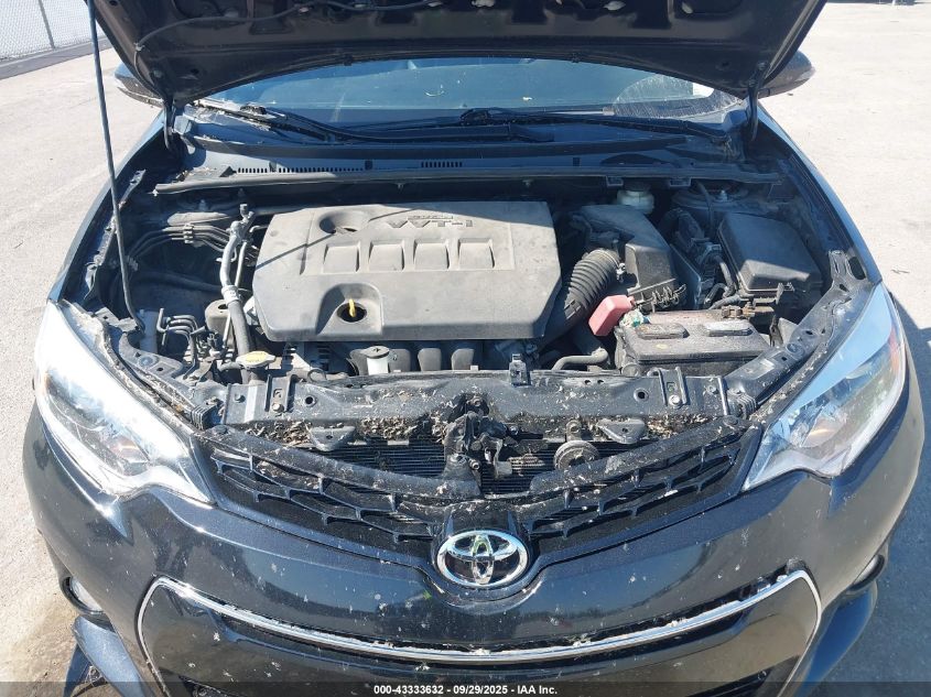 2015 Toyota Corolla S Plus VIN: 2T1BURHE8FC392032 Lot: 43333632