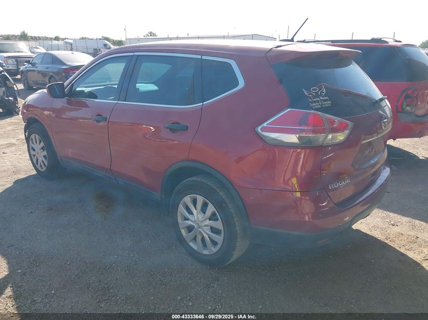 2016 NISSAN ROGUE S/SL/SV - 5N1AT2MT4GC758715