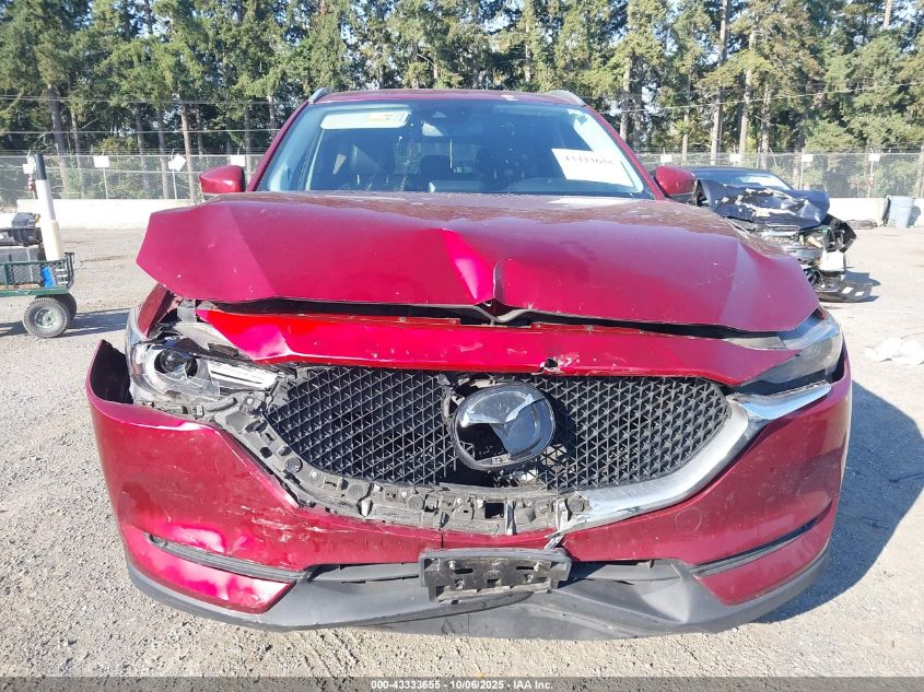 2019 Mazda Cx-5 Grand Touring VIN: JM3KFBDMXK0556648 Lot: 43333655