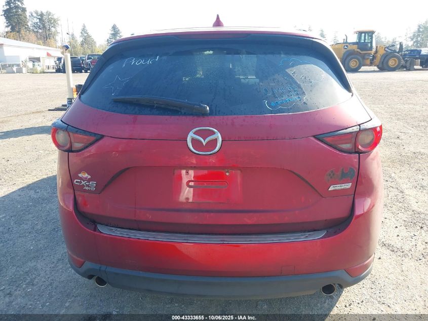 2019 Mazda Cx-5 Grand Touring VIN: JM3KFBDMXK0556648 Lot: 43333655