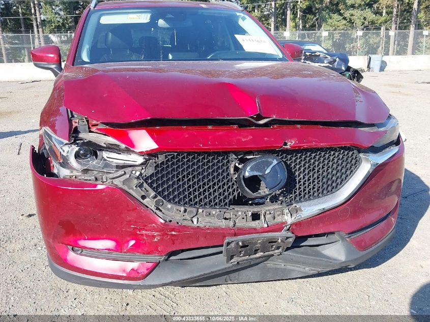 2019 Mazda Cx-5 Grand Touring VIN: JM3KFBDMXK0556648 Lot: 43333655