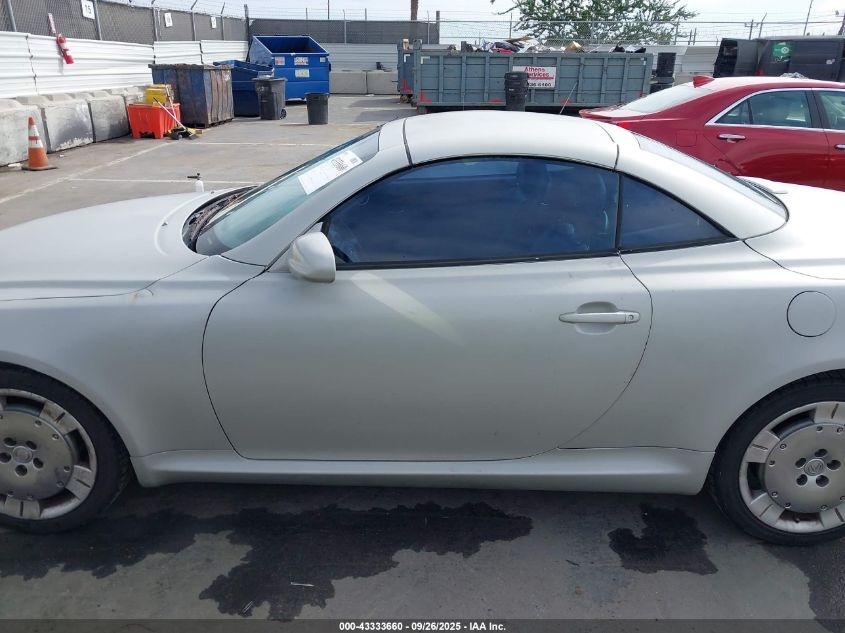 2002 Lexus Sc 430 VIN: JTHFN48Y620010479 Lot: 43333660