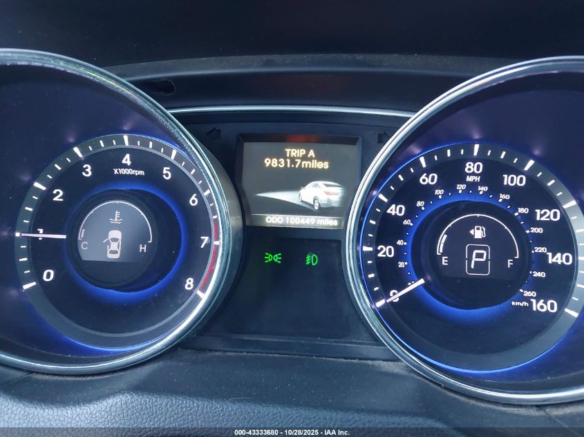 2014 Hyundai Sonata Se VIN: 5NPEC4AC8EH841250 Lot: 43333680