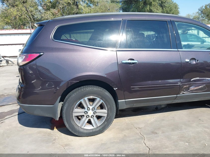 2015 CHEVROLET TRAVERSE 2LT - 1GNKRHKD2FJ142387