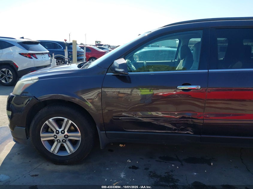 2015 CHEVROLET TRAVERSE 2LT - 1GNKRHKD2FJ142387