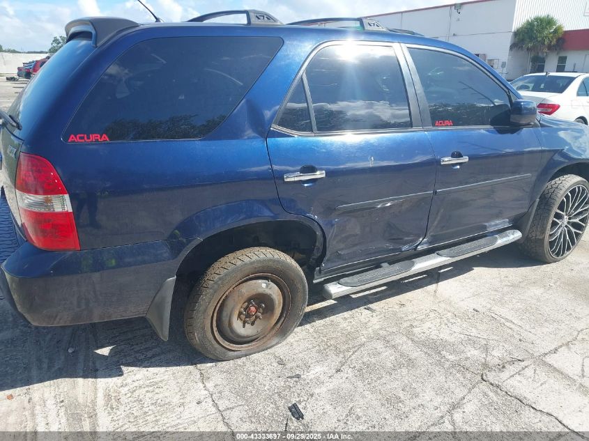 2003 Acura Mdx VIN: 2HNYD18603H532476 Lot: 43333697