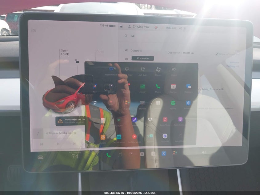 2019 Tesla Model 3 Long Range/Mid Range/Standard Range/Standard Range Plus VIN: 5YJ3E1EA3KF302408 Lot: 43333736