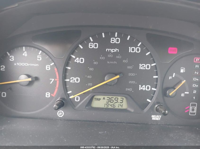 2001 Honda Accord 3.0 Ex VIN: 1HGCG16501A047043 Lot: 43333762