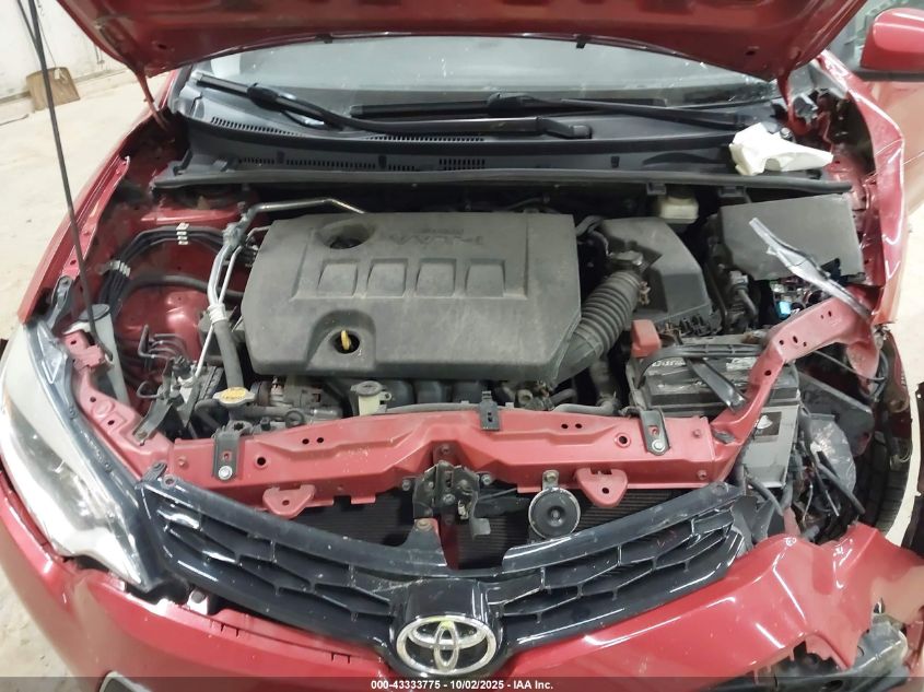 2015 Toyota Corolla S Plus VIN: 2T1BURHE1FC322937 Lot: 43333775