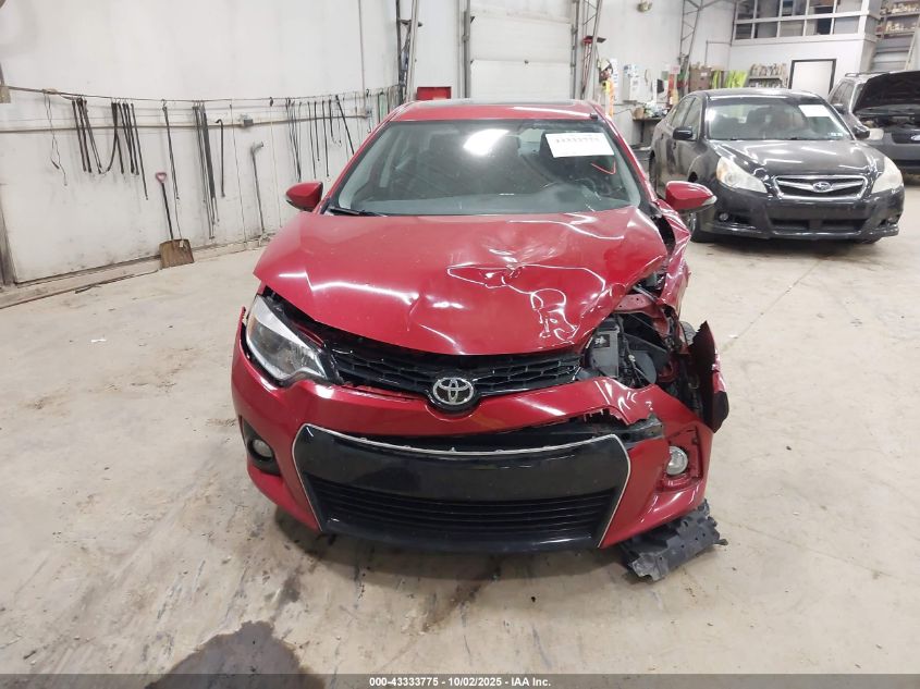 2015 Toyota Corolla S Plus VIN: 2T1BURHE1FC322937 Lot: 43333775