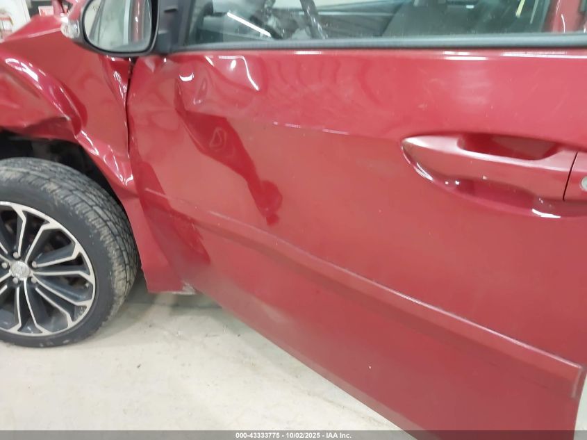 2015 Toyota Corolla S Plus VIN: 2T1BURHE1FC322937 Lot: 43333775