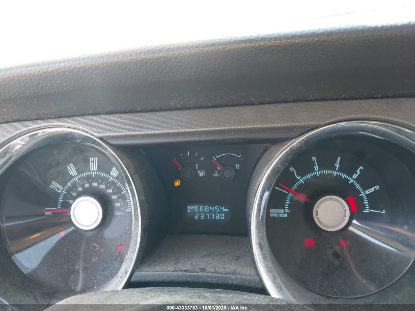 2010 Ford Mustang V6/V6 Premium VIN: 1ZVBP8AN5A5130774 Lot: 43333783