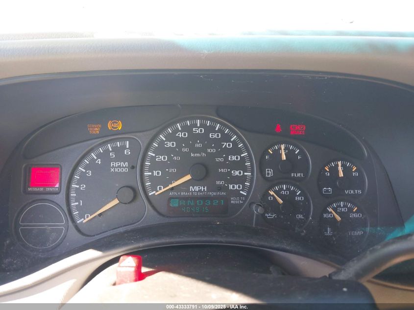 2002 Chevrolet Suburban 1500 Lt VIN: 1GNEC16Z42J253495 Lot: 43333791