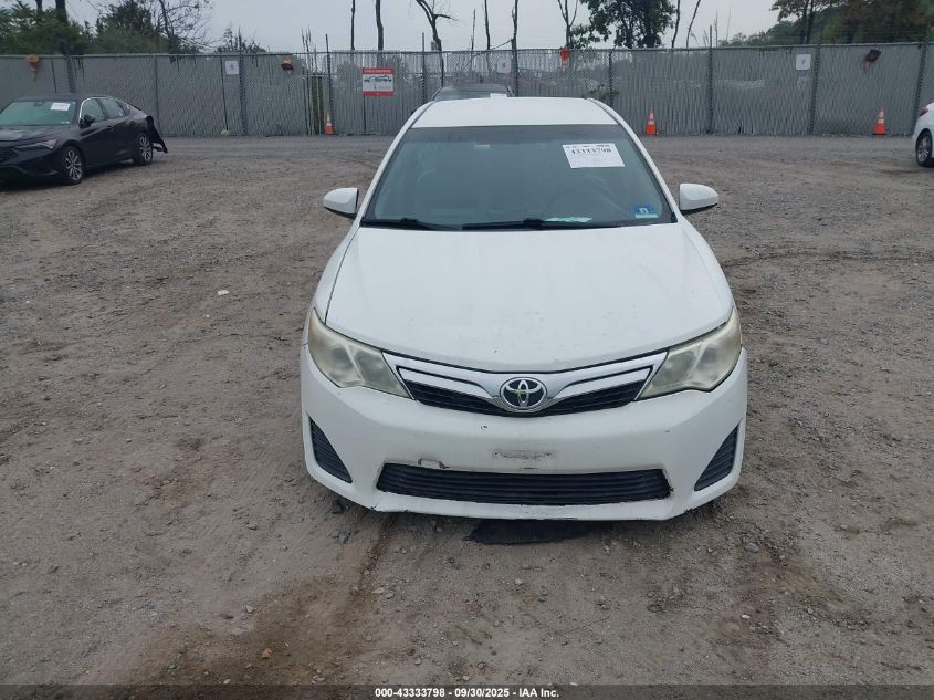 2012 Toyota Camry Le VIN: 4T1BF1FK2CU535698 Lot: 43333798