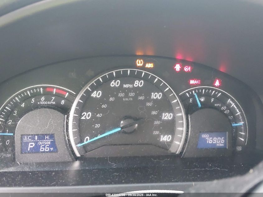 2012 Toyota Camry Le VIN: 4T1BF1FK2CU535698 Lot: 43333798