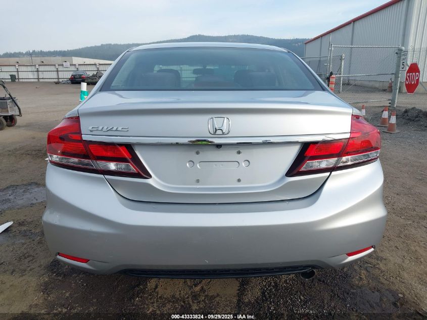 2013 Honda Civic Lx VIN: 2HGFB2F52DH593110 Lot: 43333824