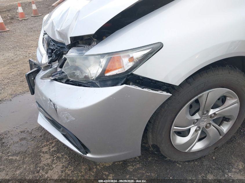 2013 Honda Civic Lx VIN: 2HGFB2F52DH593110 Lot: 43333824