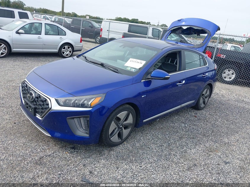 2020 HYUNDAI IONIQ HYBRID LIMITED - KMHC05LC3LU215803