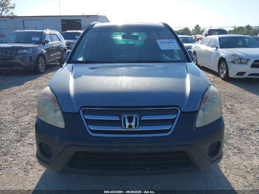 2006 Honda Cr-V Ex VIN: SHSRD78876U442534 Lot: 43333861