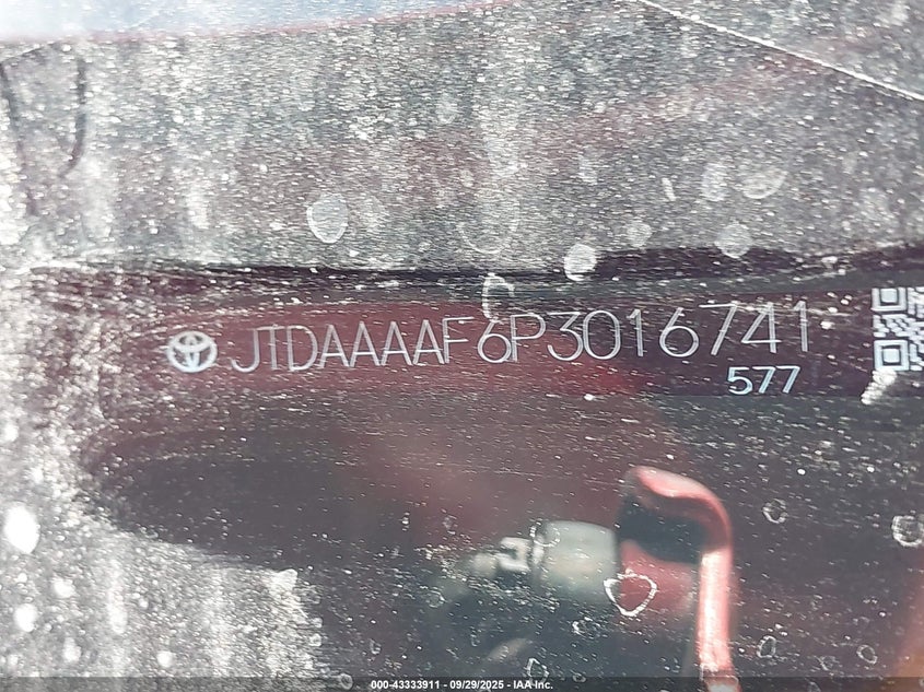 2023 Toyota Crown Limited VIN: JTDAAAAF6P3016741 Lot: 43333911