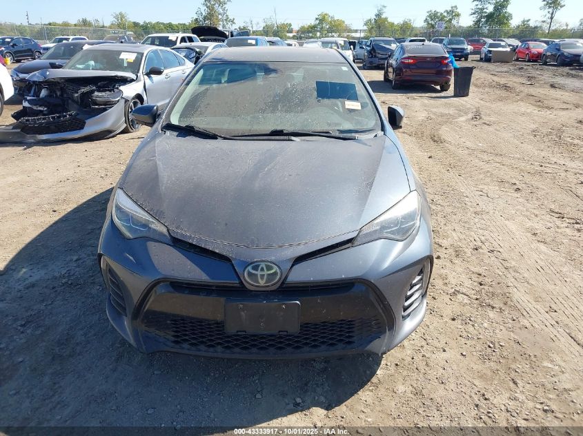 2017 Toyota Corolla Se VIN: 2T1BURHE4HC889324 Lot: 43333917