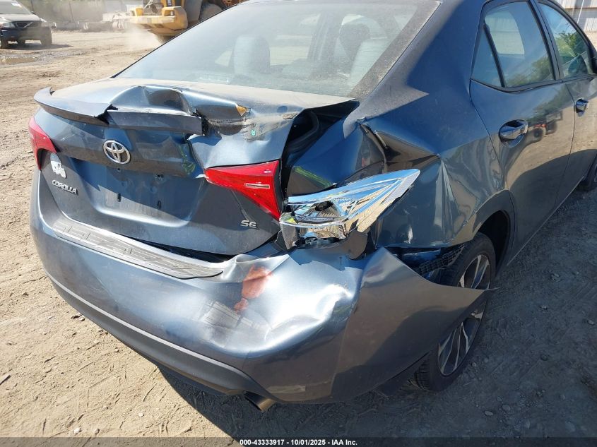 2017 Toyota Corolla Se VIN: 2T1BURHE4HC889324 Lot: 43333917