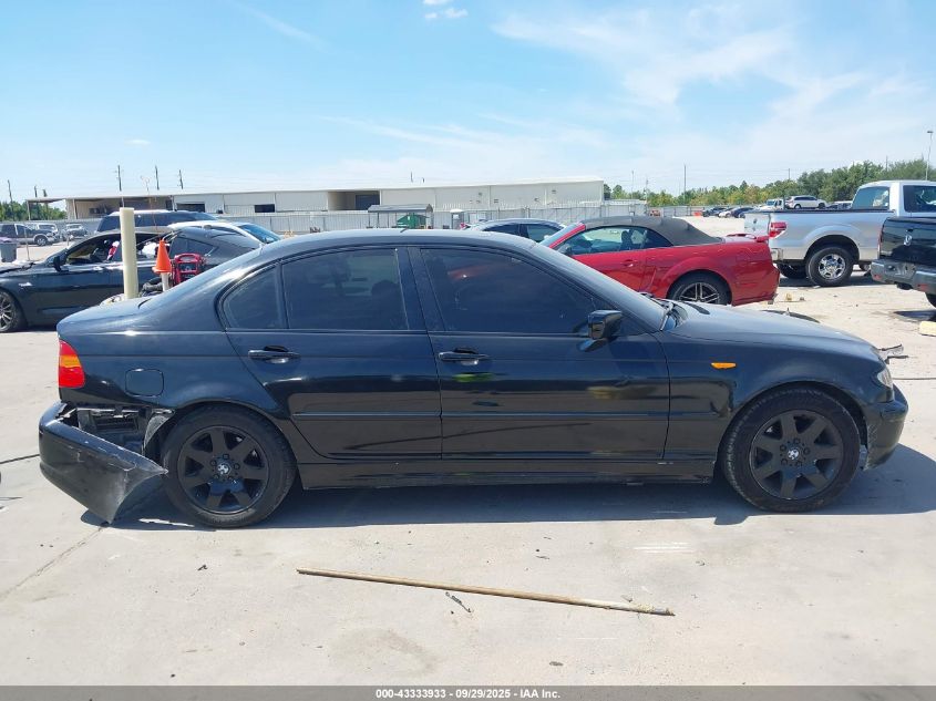 2003 BMW 325I VIN: WBAEV33443PD58012 Lot: 43333933