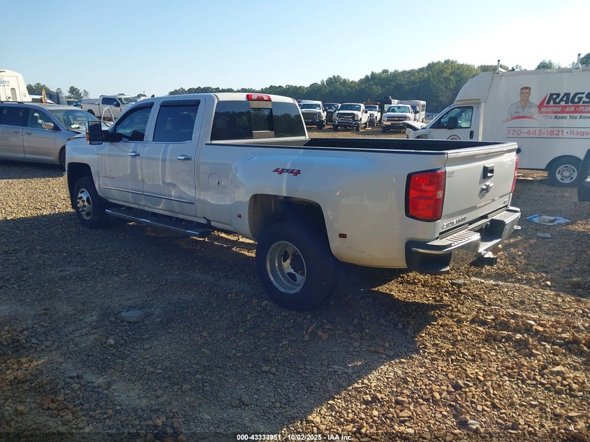2018 Chevrolet Silverado 3500Hd Ltz white truck diesel 1GC4K0EY8JF226716 photo #4