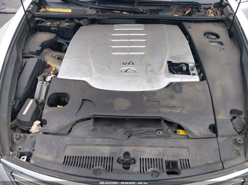 2008 Lexus Ls 460 VIN: JTHBL46F685062695 Lot: 43333953