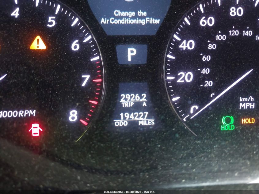 2008 Lexus Ls 460 VIN: JTHBL46F685062695 Lot: 43333953