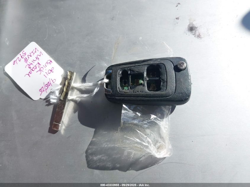 2011 Buick Regal Cxl Turbo Russelsheim VIN: W04GY5GV4B1139626 Lot: 43333955