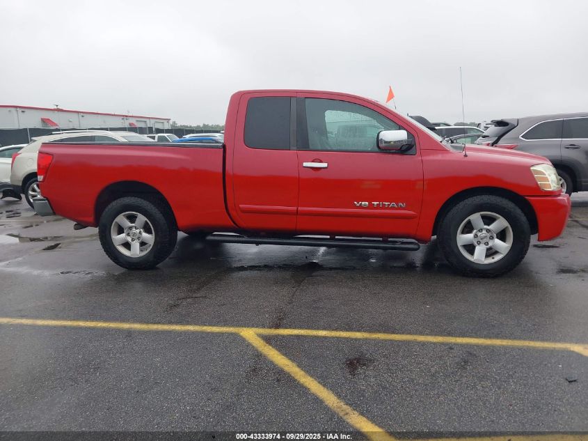 2005 Nissan Titan Se VIN: 1N6BA06A05N574823 Lot: 43333974