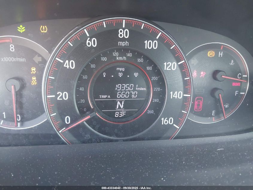 2017 Honda Accord Ex-L VIN: 1HGCT1B83HA005035 Lot: 43334040