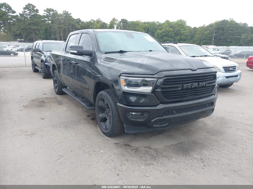 2019 RAM 1500 BIG HORN/LONE STAR  4X4 5'7 BOX - 1C6SRFFT9KN577304