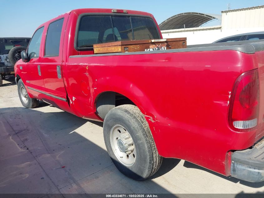 2000 Ford F-250 Lariat/Xl/Xlt VIN: 3FTNW20F0YMA62253 Lot: 43334071