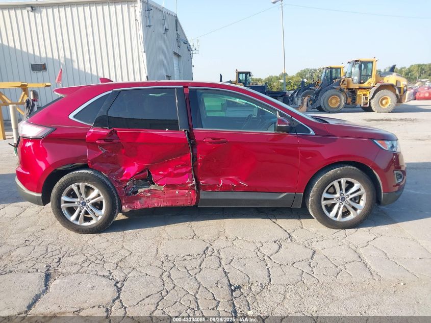 2016 Ford Edge Sel VIN: 2FMPK4J91GBB18270 Lot: 43334085