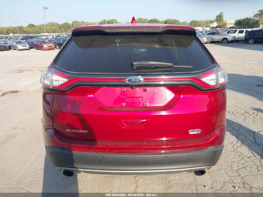 2016 Ford Edge Sel VIN: 2FMPK4J91GBB18270 Lot: 43334085