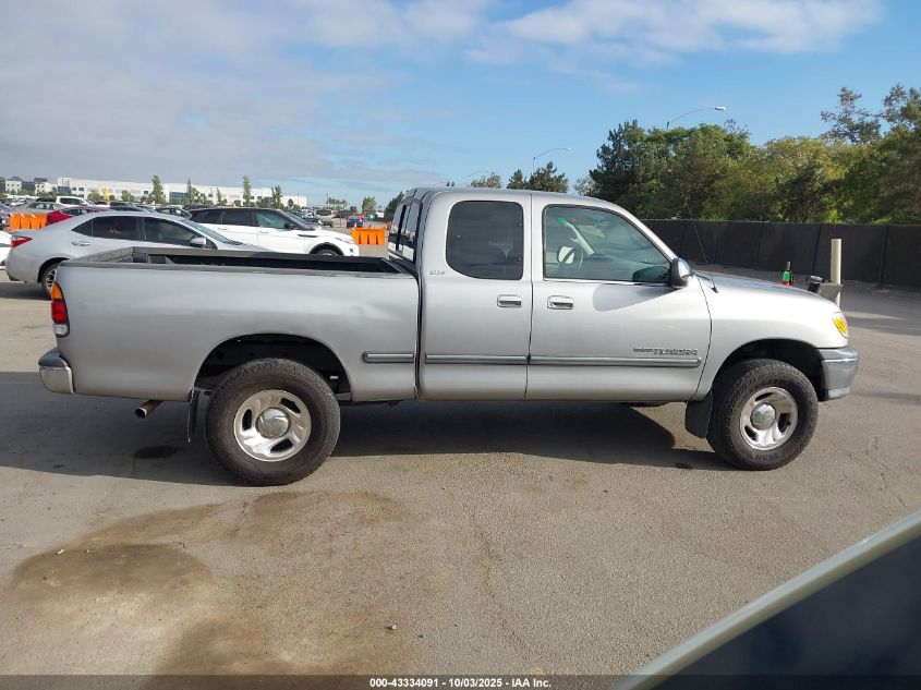 2001 Toyota Tundra Sr5 VIN: 5TBRN341X1S184948 Lot: 43334091