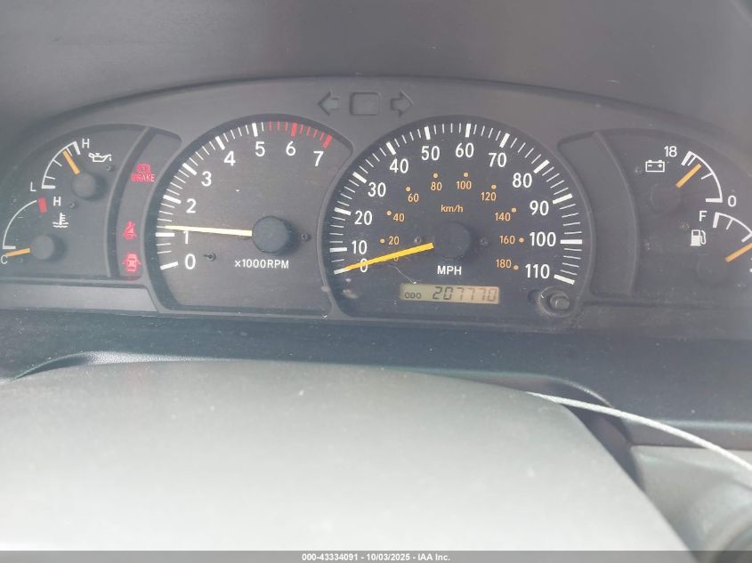 2001 Toyota Tundra Sr5 VIN: 5TBRN341X1S184948 Lot: 43334091