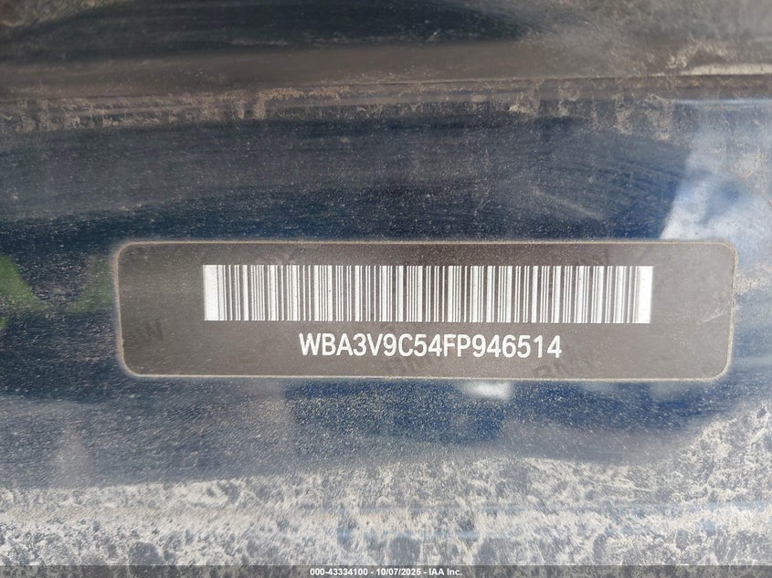 2015 BMW 428I XDRIVE WBA3V9C54FP946514