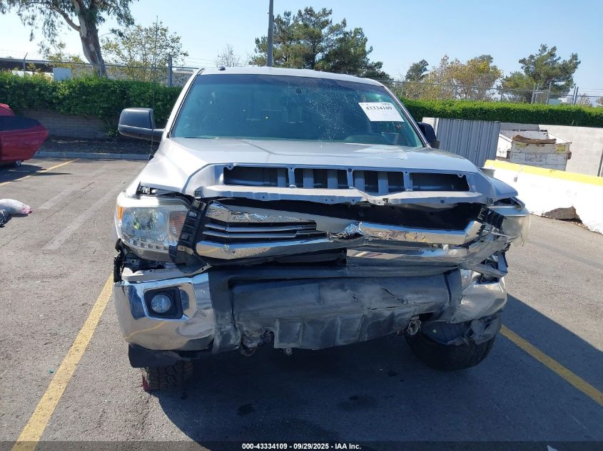 2016 Toyota Tundra Sr5 5.7L V8 VIN: 5TFRY5F17GX199966 Lot: 43334109