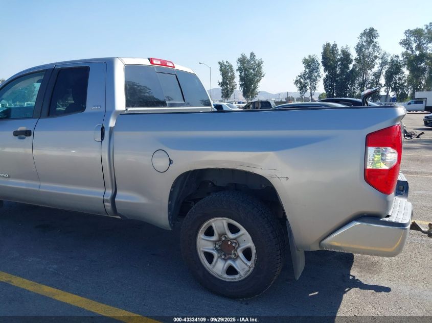 2016 Toyota Tundra Sr5 5.7L V8 VIN: 5TFRY5F17GX199966 Lot: 43334109