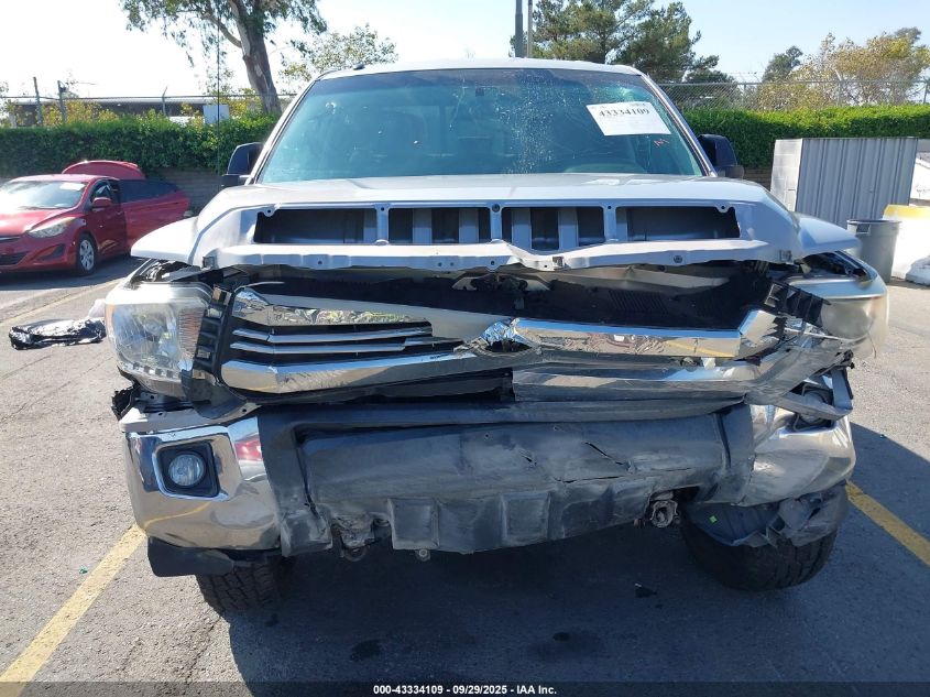 2016 Toyota Tundra Sr5 5.7L V8 VIN: 5TFRY5F17GX199966 Lot: 43334109