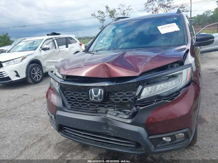 2019 Honda Passport Touring VIN: 5FNYF8H96KB008546 Lot: 43334113