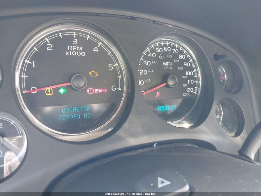 2007 Chevrolet Tahoe Ls VIN: 1GNFC13C37J333866 Lot: 43334126