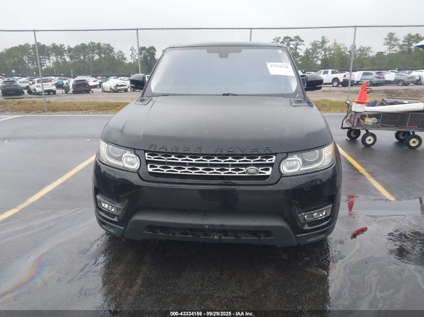 2016 Land Rover Range Rover Sport 3.0L V6 Supercharged Hse VIN: SALWR2VF8GA650054 Lot: 43334156