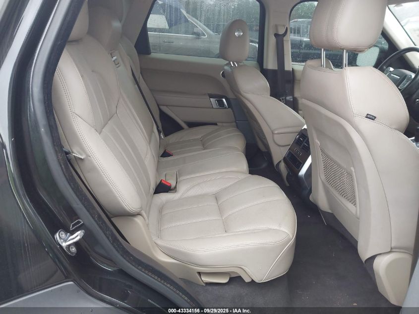 2016 Land Rover Range Rover Sport 3.0L V6 Supercharged Hse VIN: SALWR2VF8GA650054 Lot: 43334156