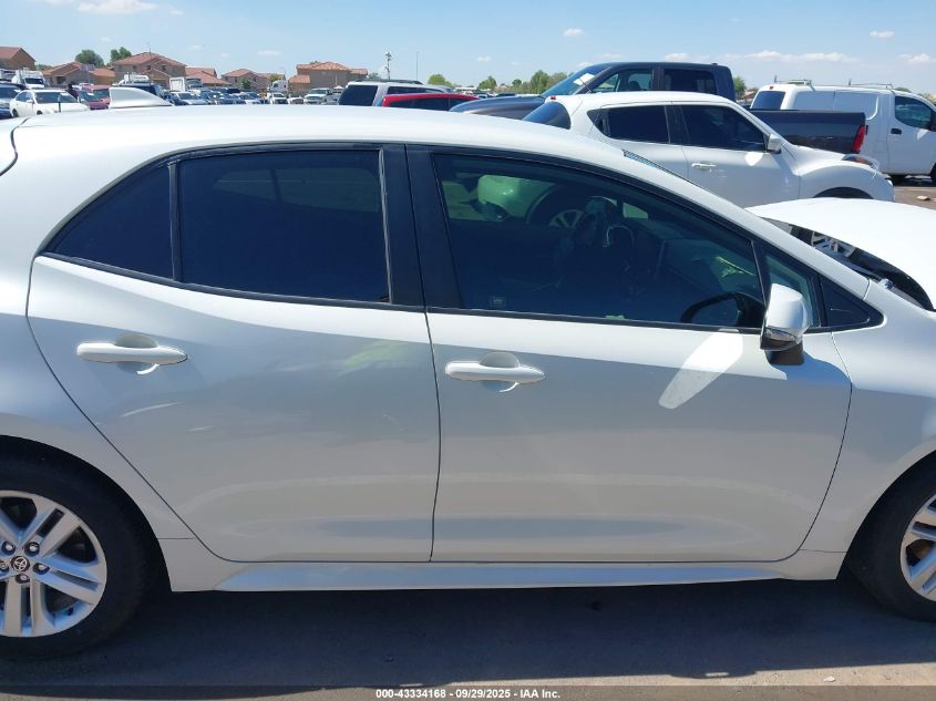 2020 Toyota Corolla Se VIN: JTND4RBE7L3093908 Lot: 43334168