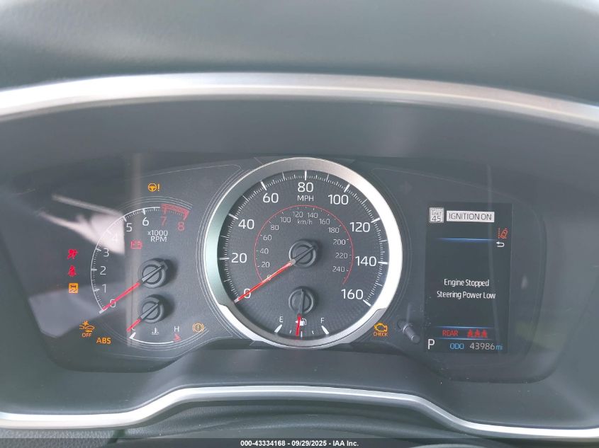 2020 Toyota Corolla Se VIN: JTND4RBE7L3093908 Lot: 43334168