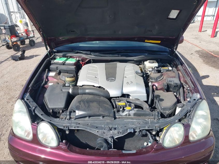 2004 Lexus Gs 430 VIN: JT8BL69S440015855 Lot: 43334219